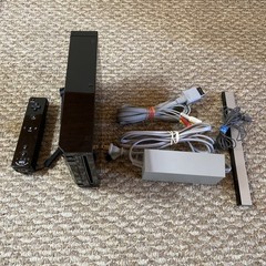 Nintendo Wii Black RVL-101 Model Console Tested Working OEM With Controller