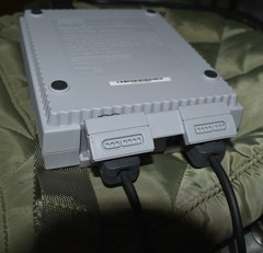 Super Nintendo SNES Console Control Deck CLV-201 with 2 Controllers and Cords