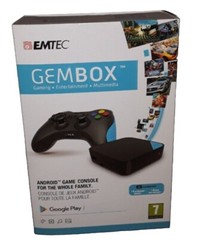 Emtec GemBox Android Games Console CPU Quad-Core 1.5GH, 1GB RAM, 16 GB FLASH
