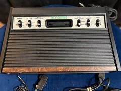 atari 2600 heavy sixer sunnyvale working w/ Asteroids and joysticks and wires