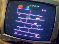 Atari 2600 Video Game Console Bundle with 32 Games and Controller Tested, Works