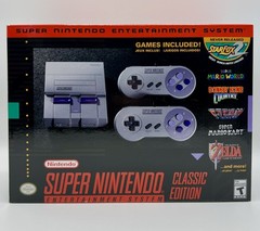 Authentic SNES Super Nintendo Classic Mini Super System 21 Games New!