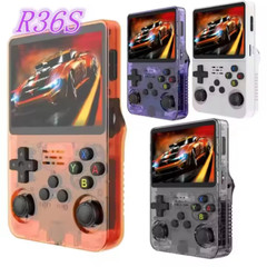 New R36S Retro Handheld Video Game Console Linux System 3.5 Inch IPS Screen