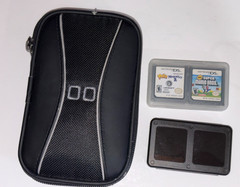 Nintendo DS Lite Red with Case, Stylus, Charger, Case, Protectors & 5 Games