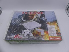 Super 8 Bit Game Console – Retro 8-Bit TV Game 2 Controllers + Light Gun SQY-666