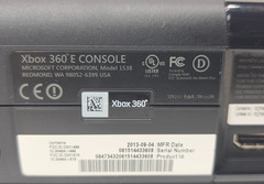 Microsoft Xbox 360 E Console No Hard Drive Black w/ Kinect Tested & Works!