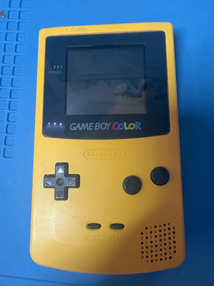 Nintendo Game Boy Color Console GBC- Dandelion Yellow NOT working