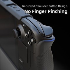 Black GripCase SD: Soft Protective Case for Steam Deck