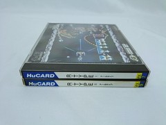 PC Engine CORE GRAFX console + 2games R-Type I II Case NTSC-J Tested