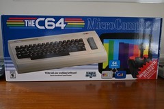 The C64 MAXI RETRO MICRO Computer CONSOLE Commodore 64 + Joystick Open Box