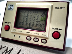 Nintendo Helmet CN-07 LSI game Game and Watch Used Free Shipping from Japan