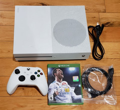 Xbox One S 1TB Console 1681 White Bundle, Controller 1914, Power, HDMI, TESTED!