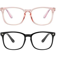 Blue Light Blocking Computer Glasses Anti Glare Reduce Eyestrain Eyeglasses for