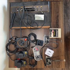 Atari 2600 Console Bundle w/ Controllers & Donkey Kong (UNTESTED!)