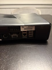 Xbox 360 S Glossy Black Console Only Model 1439 Tested and Working Microsoft