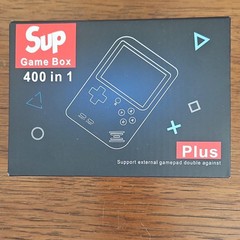 Sup Game Box 400-in-1 Plus Handheld Console Red Backlit, AV/USB-A
