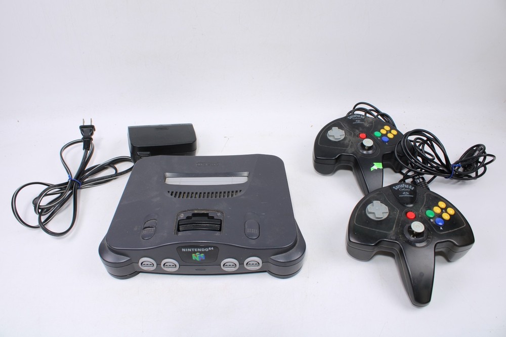 N64 Console w/ 2 Superpad 64 and Power Supply NUS-001(USA) – Tested