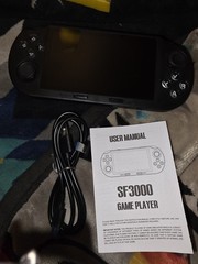 SF3000 Handheld Game Console Black 64GB 480p USB-C Headphone Jack