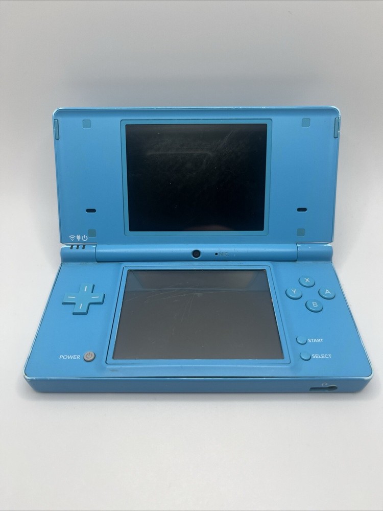 Nintendo DSi Light Blue Handheld Console TWL-001 USA Turns On Needs Pins Fixed
