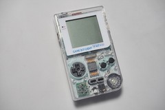 Game Boy Light Re-Shell Famitsu 500 clear console Japan GBL system US Seller