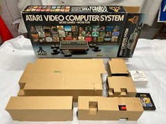 NOS 1982 ATARI VCS CX2600A 4 Switch Console System NEW Original Package OPEN BOX