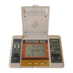 WESTERN BAR CASIO GAME TESTED & WORKING CG-300 Japan 1984 Hand-Held