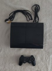 Sony PlayStation3 250GB Super Slim Black PS3 Video Game Console CECH-4001B *Read