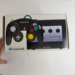 Nintendo GameCube Black Console Complete In Box Tested Working CIB Plastic