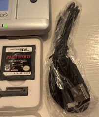 Nintendo DS Silver Bundle with Yoshi Touch And Go, Metroid Prime Hunter -Tested