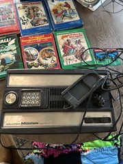 1979 Mattel Intellivision 1 Console 2609 & 8 Games Untested