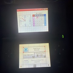Nintendo DS Lite Crimson Red & Black Handheld Console USG-001