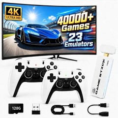 2026 Upgraded Retro Gaming Console, 4K HDMI Plug and Play TV Gaming System