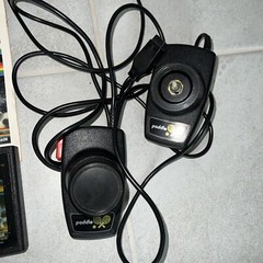 Atari (CX 2600 A) Video Game Console, 2 Controllers, 4 Games Read
