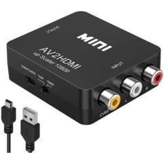 RCA to HDMI Converter For Retro Game Nintendo SFC SNEC 64 wii vhs ps2 Japan