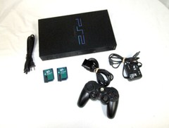 Sony Playstation II PS2 with Controller & 2 8MB Memory Cards Video Game System