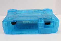 Nintendo 64 Clear Transparent Ice Blue Console Controller AC AV Bundle N64