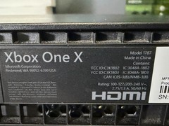Xbox One X 1TB Console System Black Complete In Original Box W/Free Sealed Game