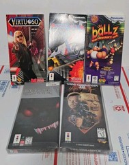 5 3DO Games Including Virtuoso, Starblade, Wings Commander, Creature Shock READ