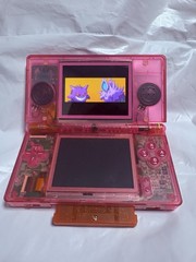 Nintendo DS Lite console pink Custom Transparent Clear Edition