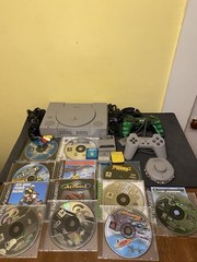 Sony Playstation One PS1 Console Lot w/ 11 Games & Accessories *TESTED*