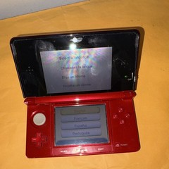 Nintendo 3DS Flame Red Handheld System CTR-001(USA) 3D Capable Headphone Jack
