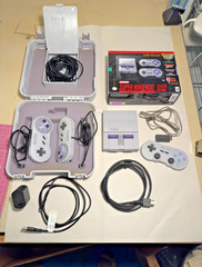 Nintendo SNES Classic Edition Mini Console CLV-201 + 8BitDo PDP Case & More