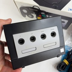 Nintendo GameCube Black Console Complete In Box Tested Working CIB Plastic