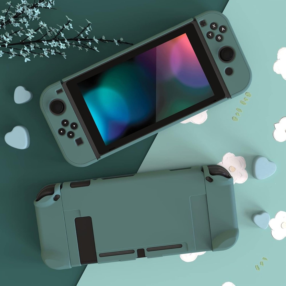 Separable Protector Hard Shell for NS Joycon- Hunter Green