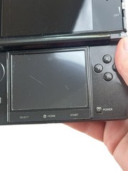 Nintendo 3DS Handheld Console Black CTR-001 (USA) W charger and stand READ