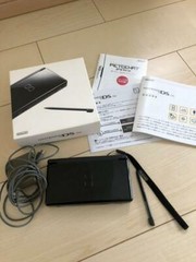 Nintendo DS Lite Jet Black Box Console Stylus Charger [BOX]