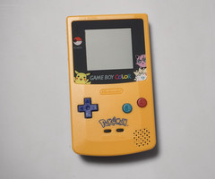 Gameboy Color Pikachu Pokémon Center Re-shell console US Seller