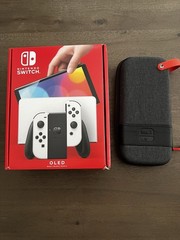 CIB Nintendo Switch OLED Console White with Accessories ADULT OWNED