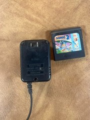 Sega Game Gear Handheld Console Power Supply & Sonic 2 Parts Repair