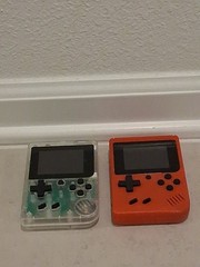 Handheld Game Console Game Box 8-bit retro Lot of 2